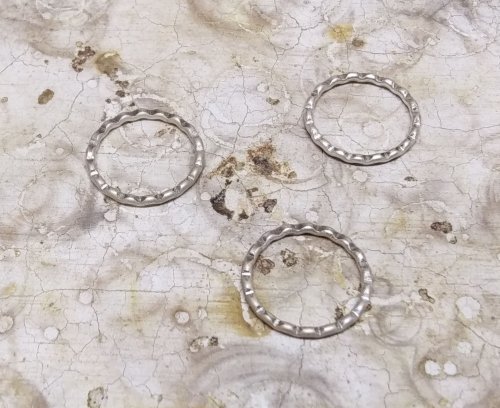 Judy Larson's Ripple Bracelet  - , Metalwork, Cutting, Cutting Tool, Cutters, Dapping, Dapping Jewelry, Filing, Finishing, Findings, Clasps, Components, Tumbling, Tumble, Tumbling Jewelry, Butane Torch, Soldering, Solder, Tools, Use the Butane Torch Head and butane 